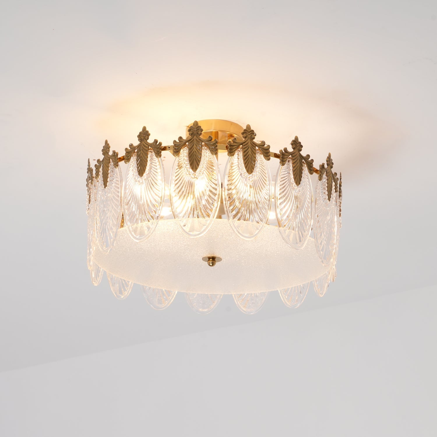 Velmira – lampy sufitowe LED z ozdobnymi elementami szklanymi