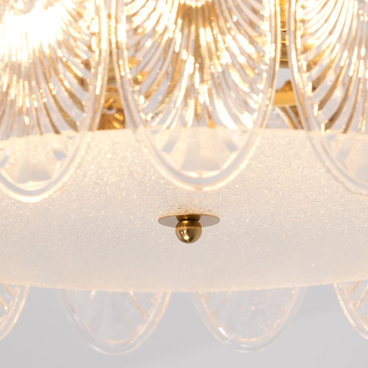 Velmira – lampy sufitowe LED z ozdobnymi elementami szklanymi