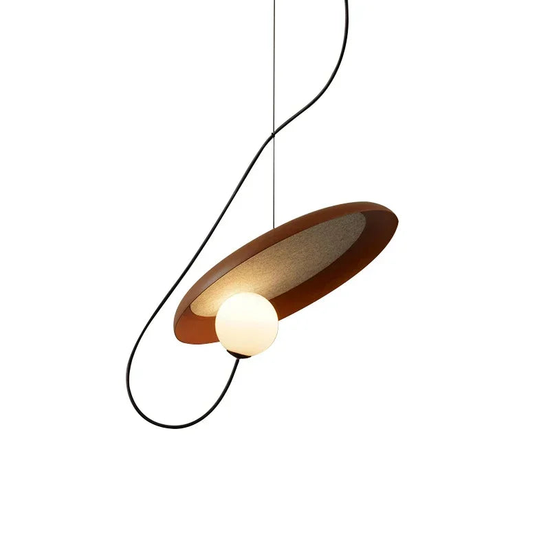 Solis | Lampa wisząca w drewnie