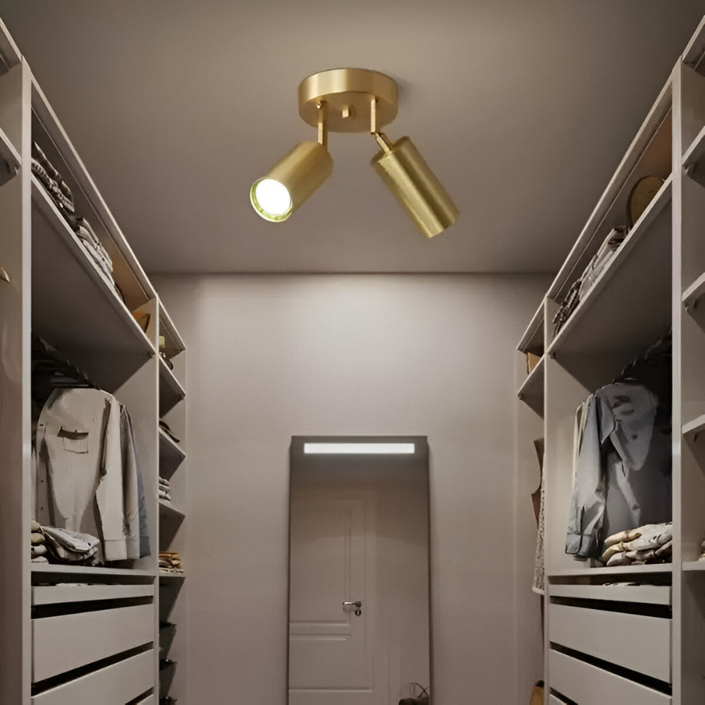 Zenora | Mosiężna lampa sufitowa LED o nowoczesnym designie