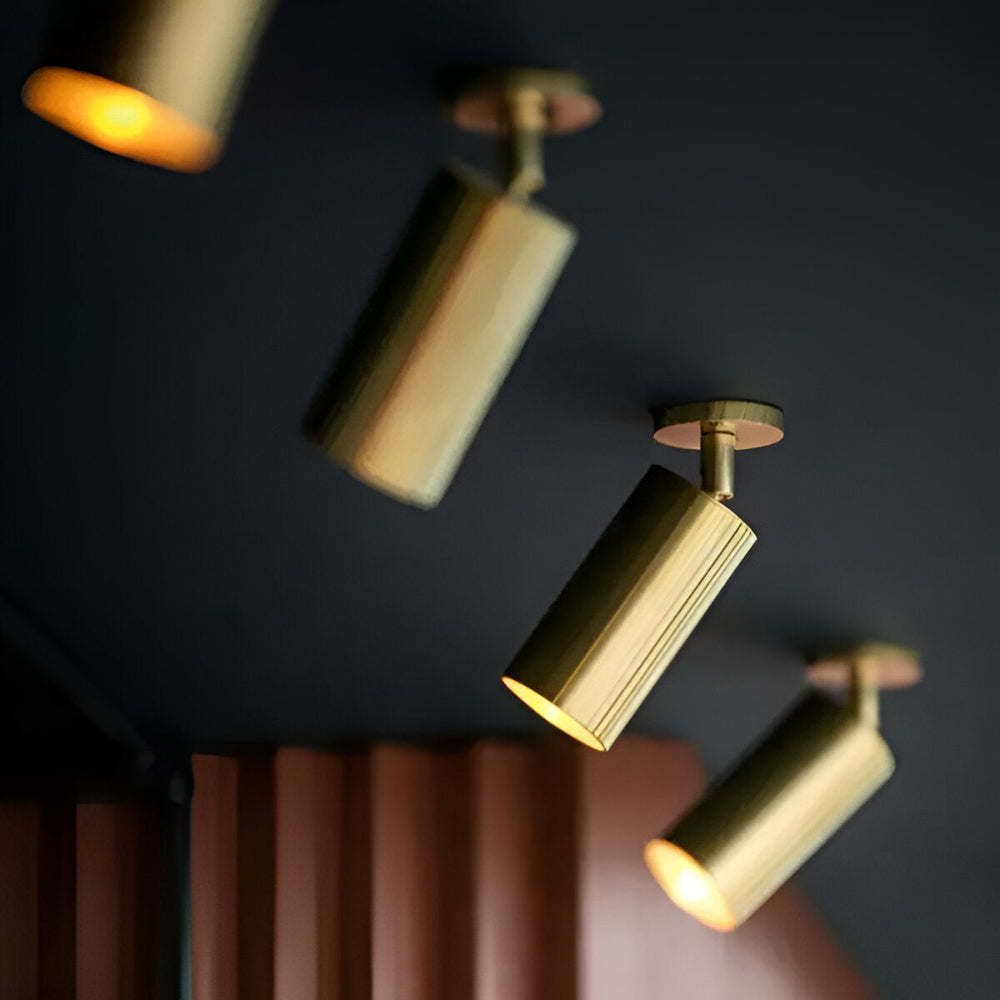 Zenora | Mosiężna lampa sufitowa LED o nowoczesnym designie