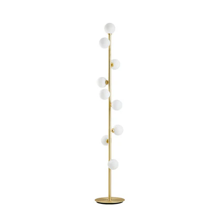 Celestina | Designerska lampa podłogowa z kulistym światłem