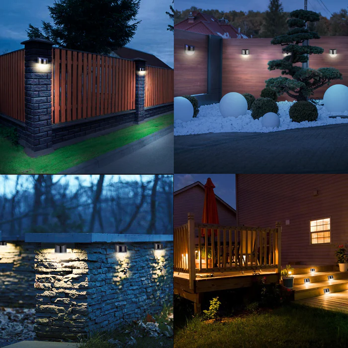 Oryntar | Solarna lampa ścienna zewnętrzna LED