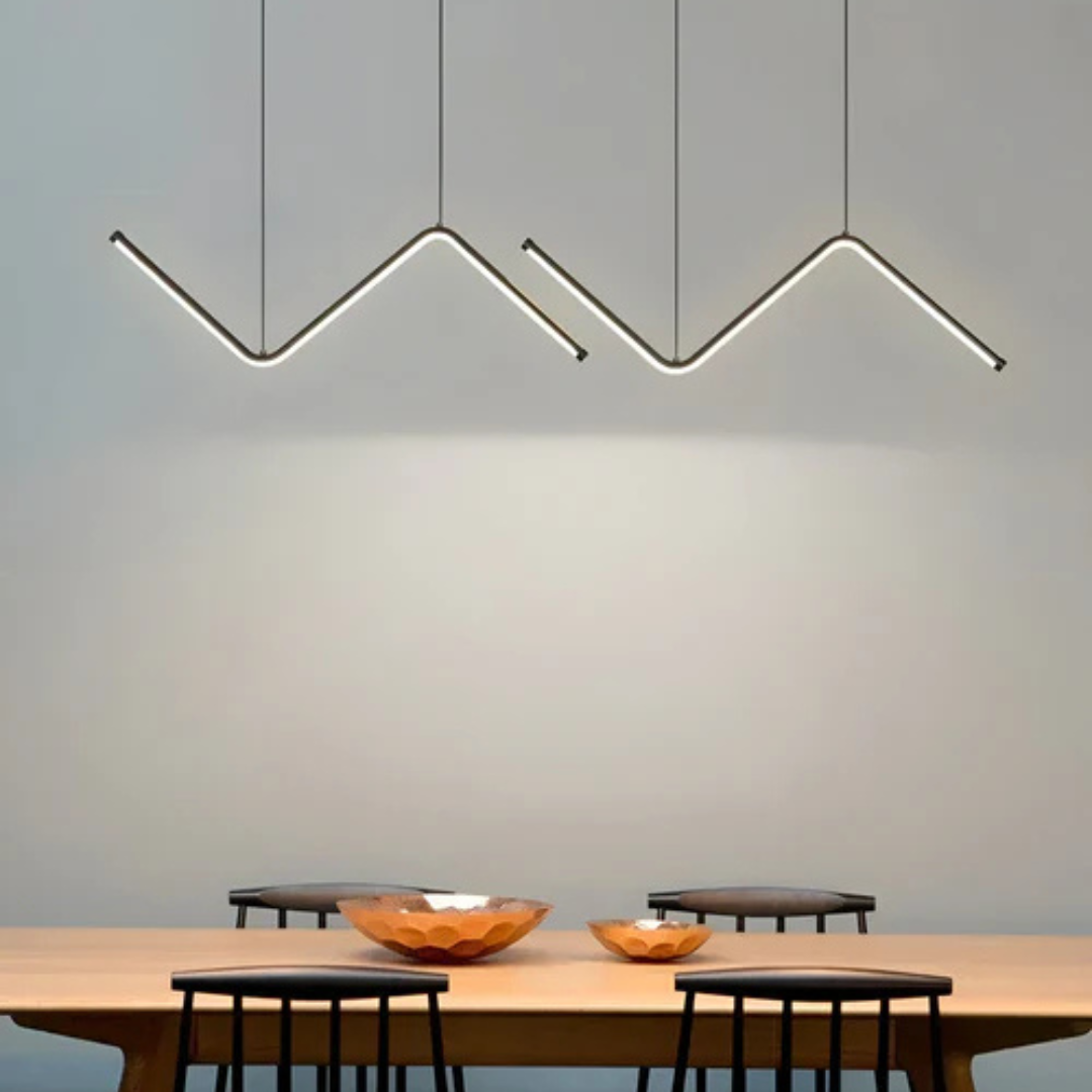 Lampa wisząca LED | Trójkątna lampa do domu