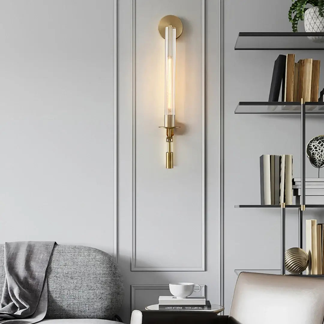 Vionna - Retro Glazen Wandlamp