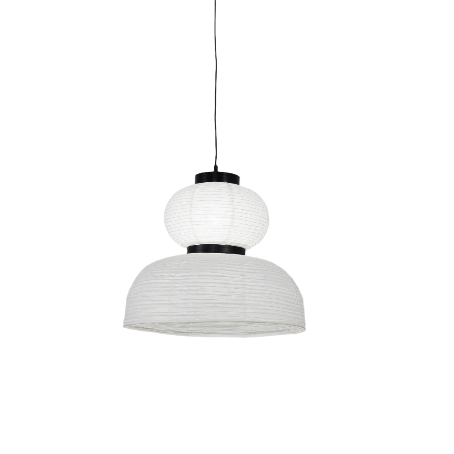 Japandi | Lampa wisząca z papieru, lampa sufitowa