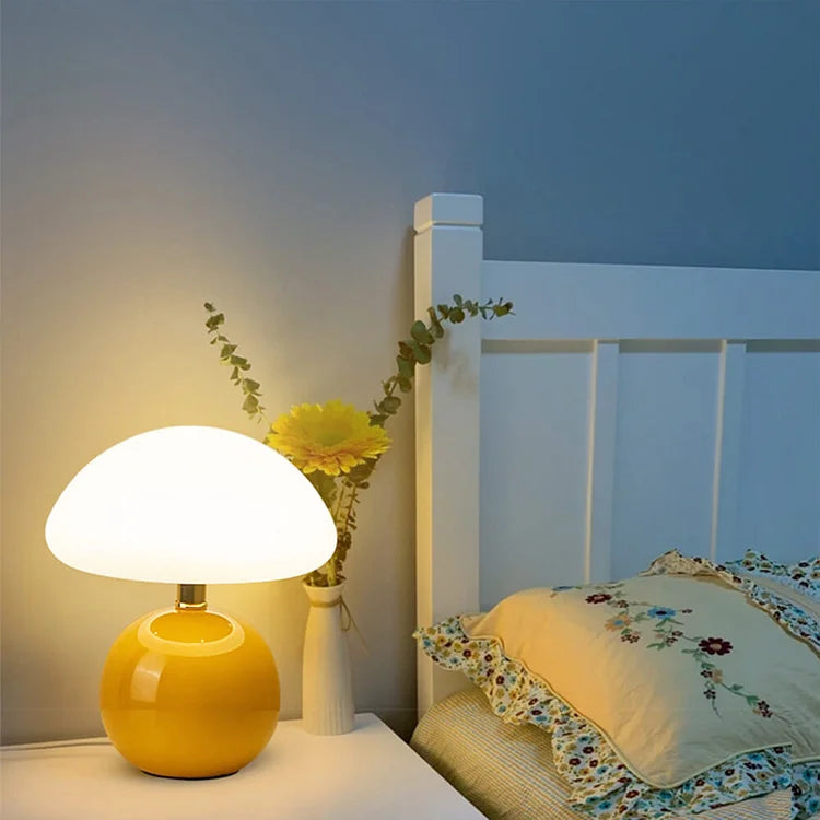 Francuska Śmietankowa | Lampa Grzybowa