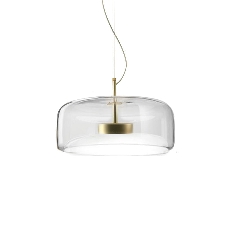 Auralis | Lampa wisząca z kloszem z przezroczystego szkła