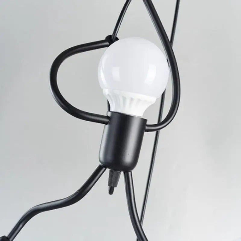 Playmo | Kreatywna lampa wisząca z figurkami wspinaczy