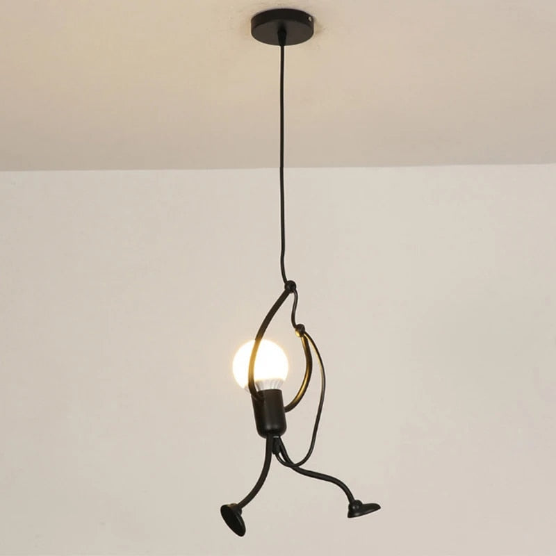 Playmo | Kreatywna lampa wisząca z figurkami wspinaczy