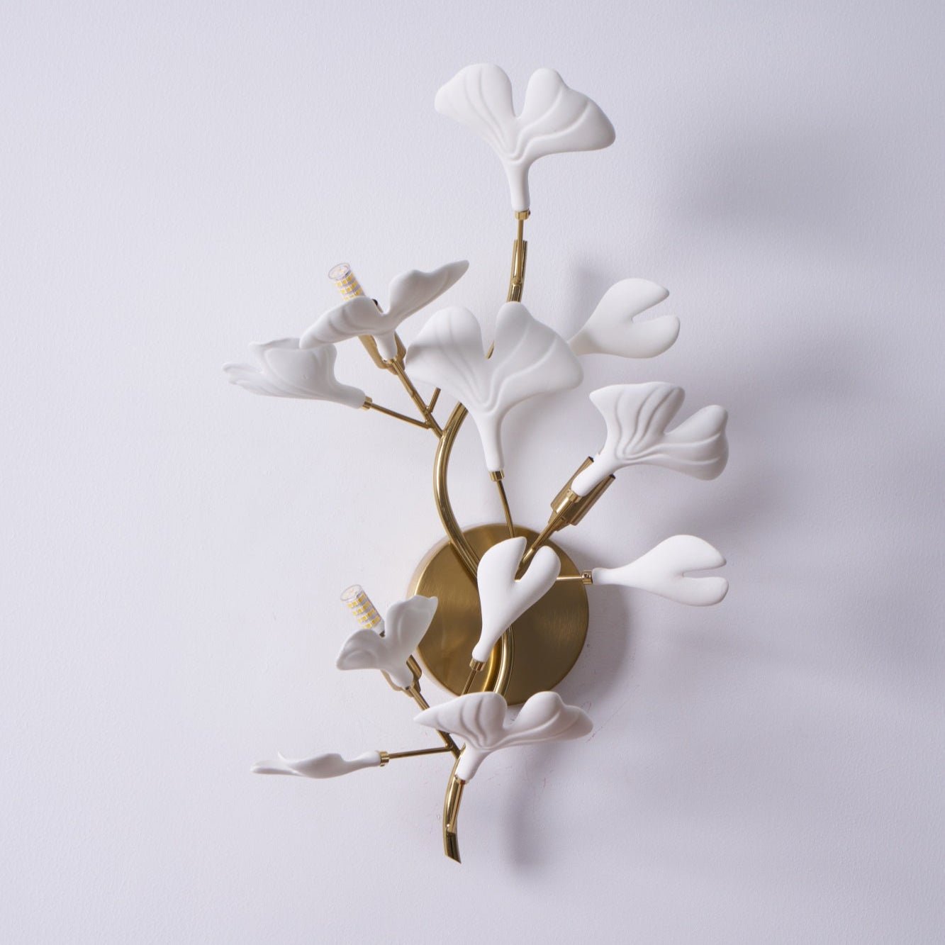 Flora | Ceramiczna lampa ścienna z motywem kwiatowym