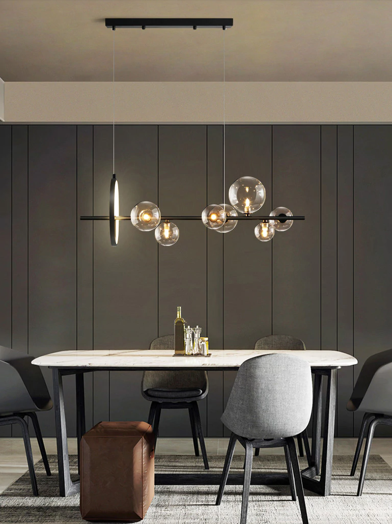 Orbello | Lampa wisząca ze szklanymi kulami