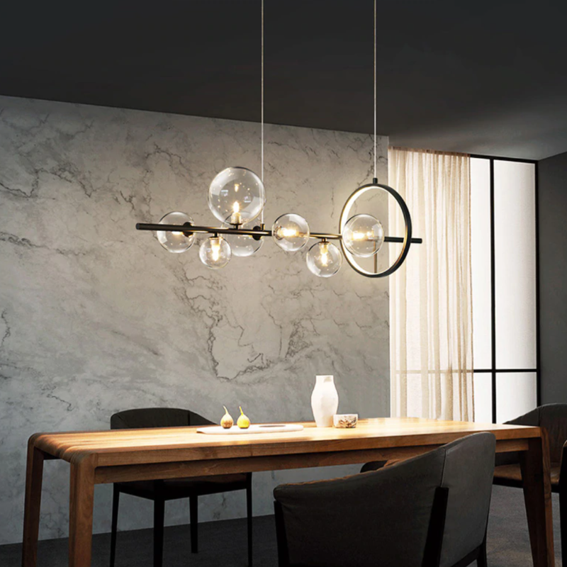 Orbello | Lampa wisząca ze szklanymi kulami