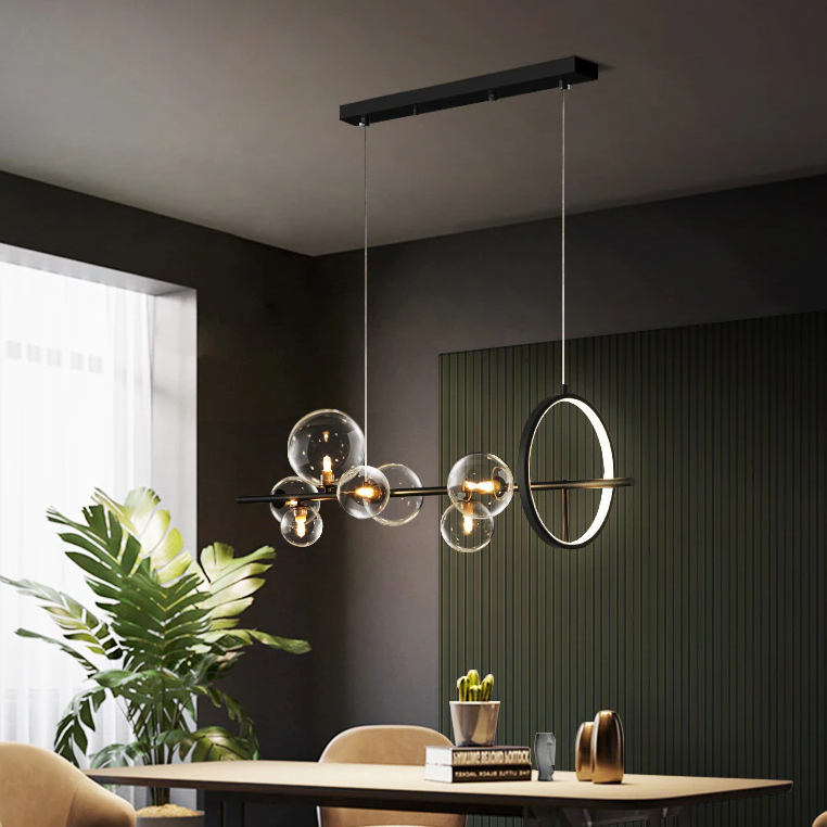 Orbello | Lampa wisząca ze szklanymi kulami
