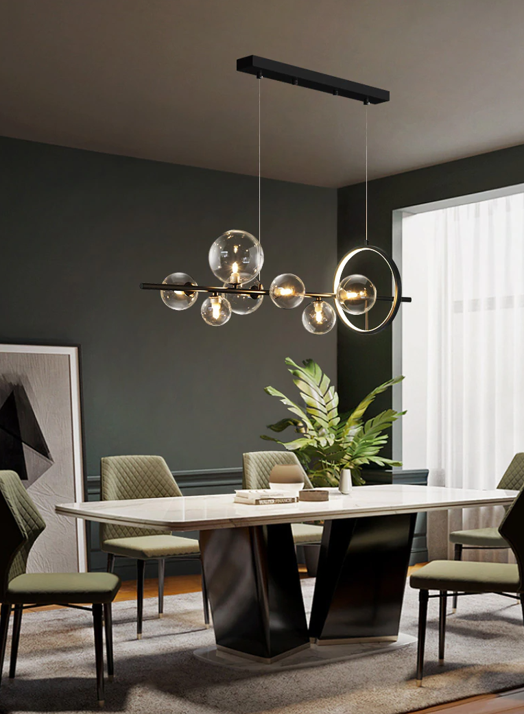 Orbello | Lampa wisząca ze szklanymi kulami