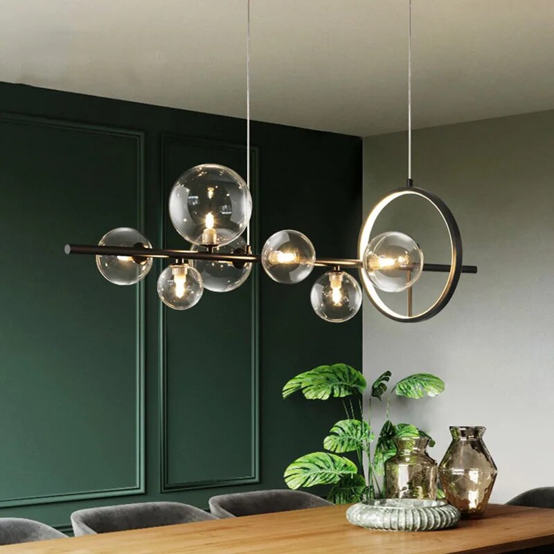 Orbello | Lampa wisząca ze szklanymi kulami