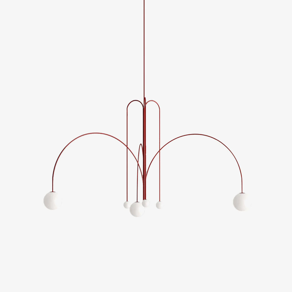 Arlina – designerska lampa sufitowa z szklanymi kulkami