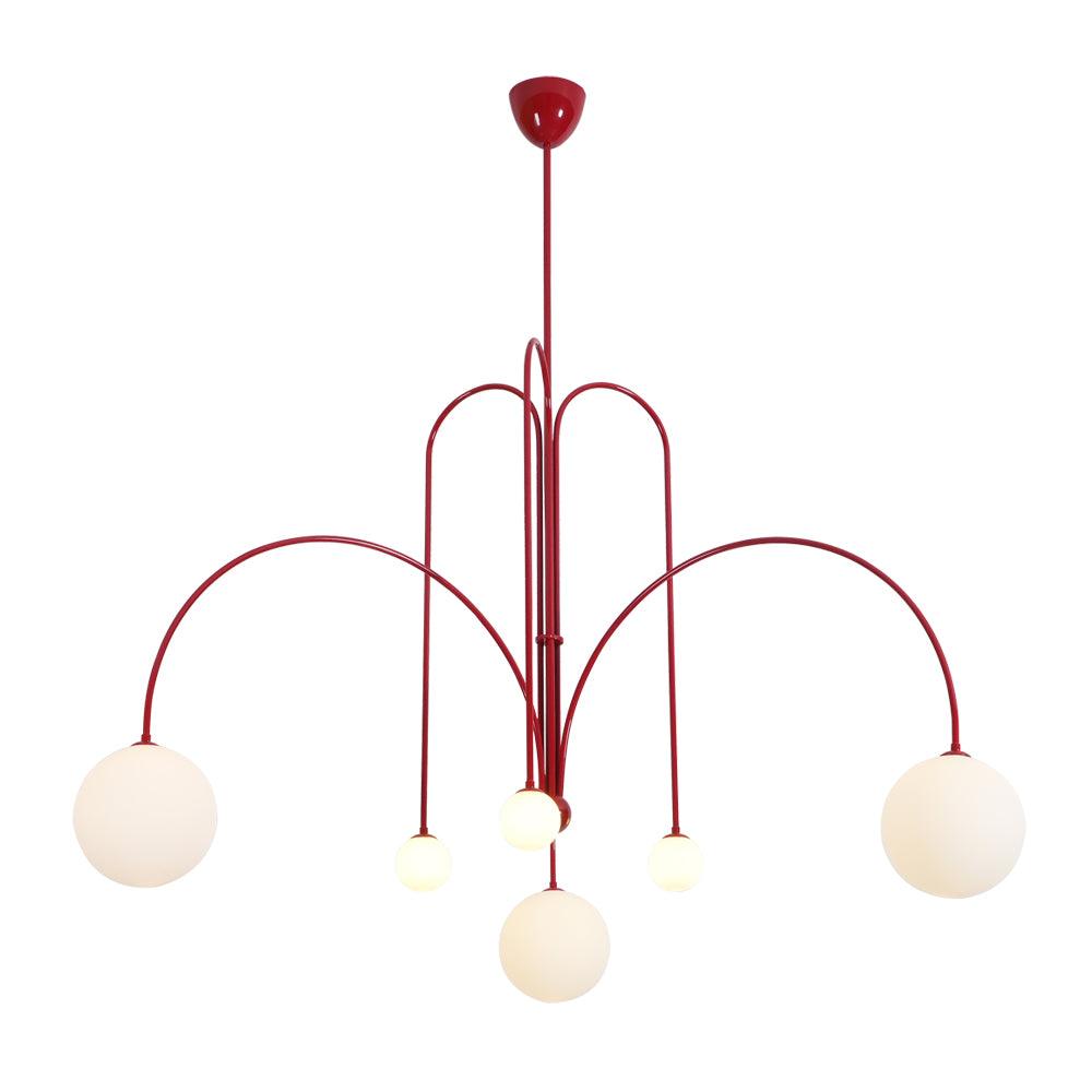 Arlina – designerska lampa sufitowa z szklanymi kulkami