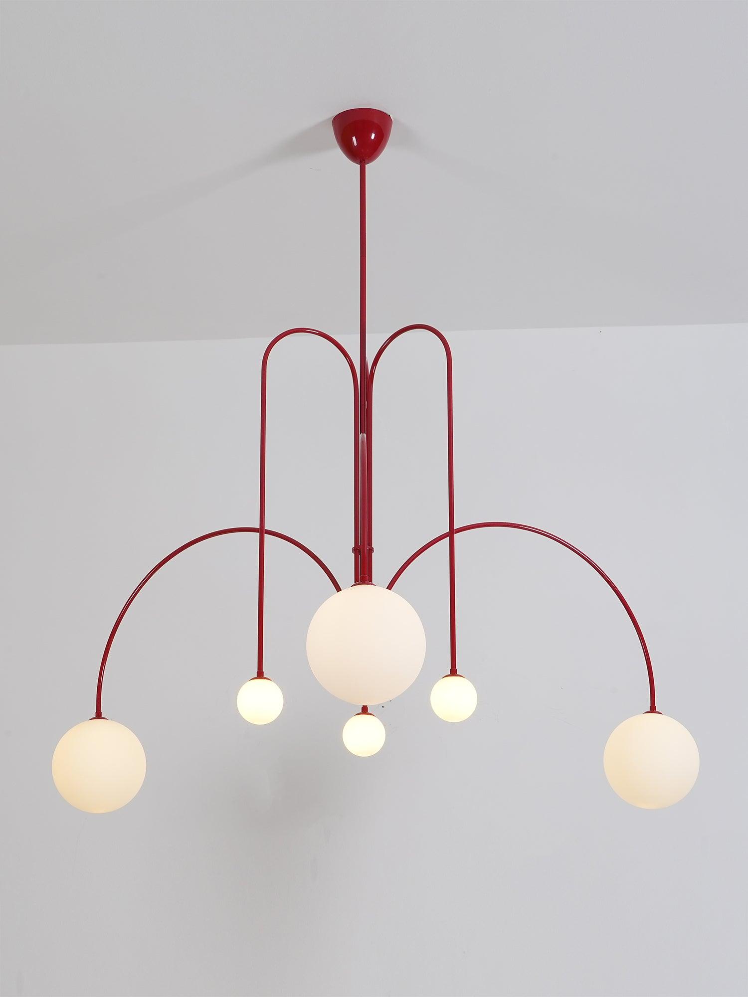 Arlina – designerska lampa sufitowa z szklanymi kulkami