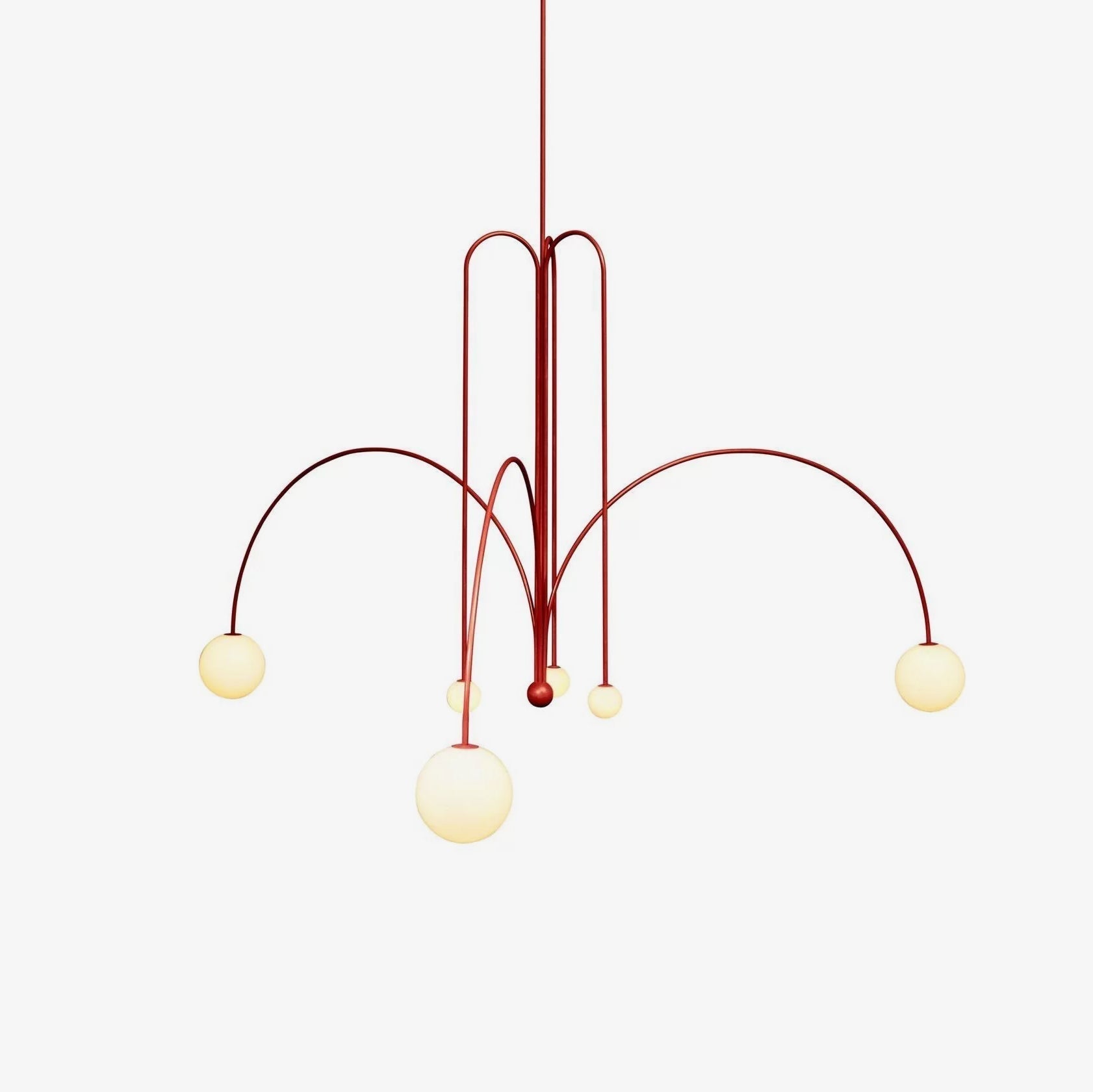 Arlina – designerska lampa sufitowa z szklanymi kulkami