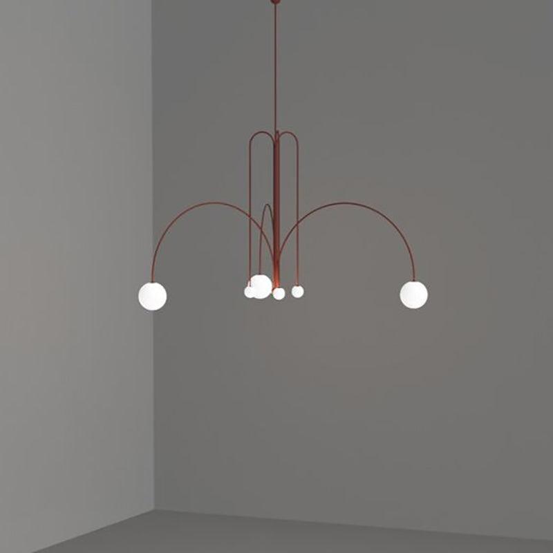Arlina – designerska lampa sufitowa z szklanymi kulkami