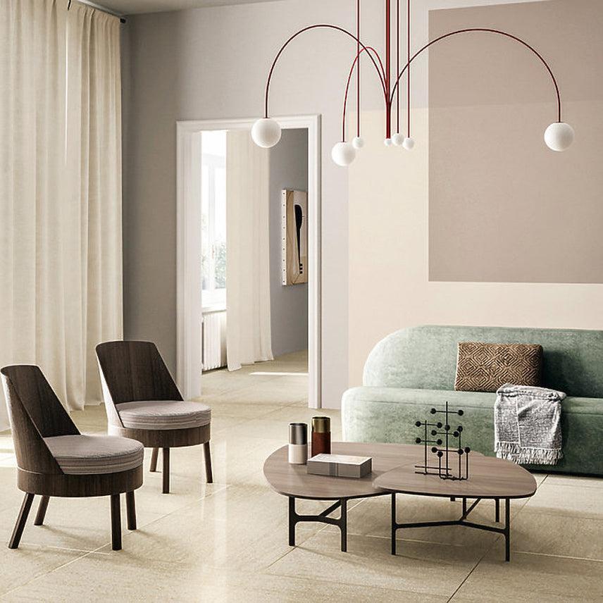 Arlina – designerska lampa sufitowa z szklanymi kulkami