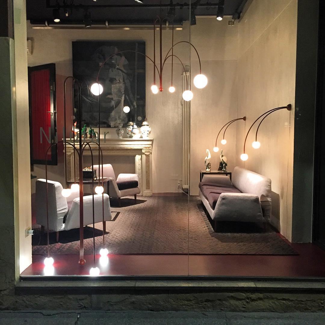 Arlina – designerska lampa sufitowa z szklanymi kulkami
