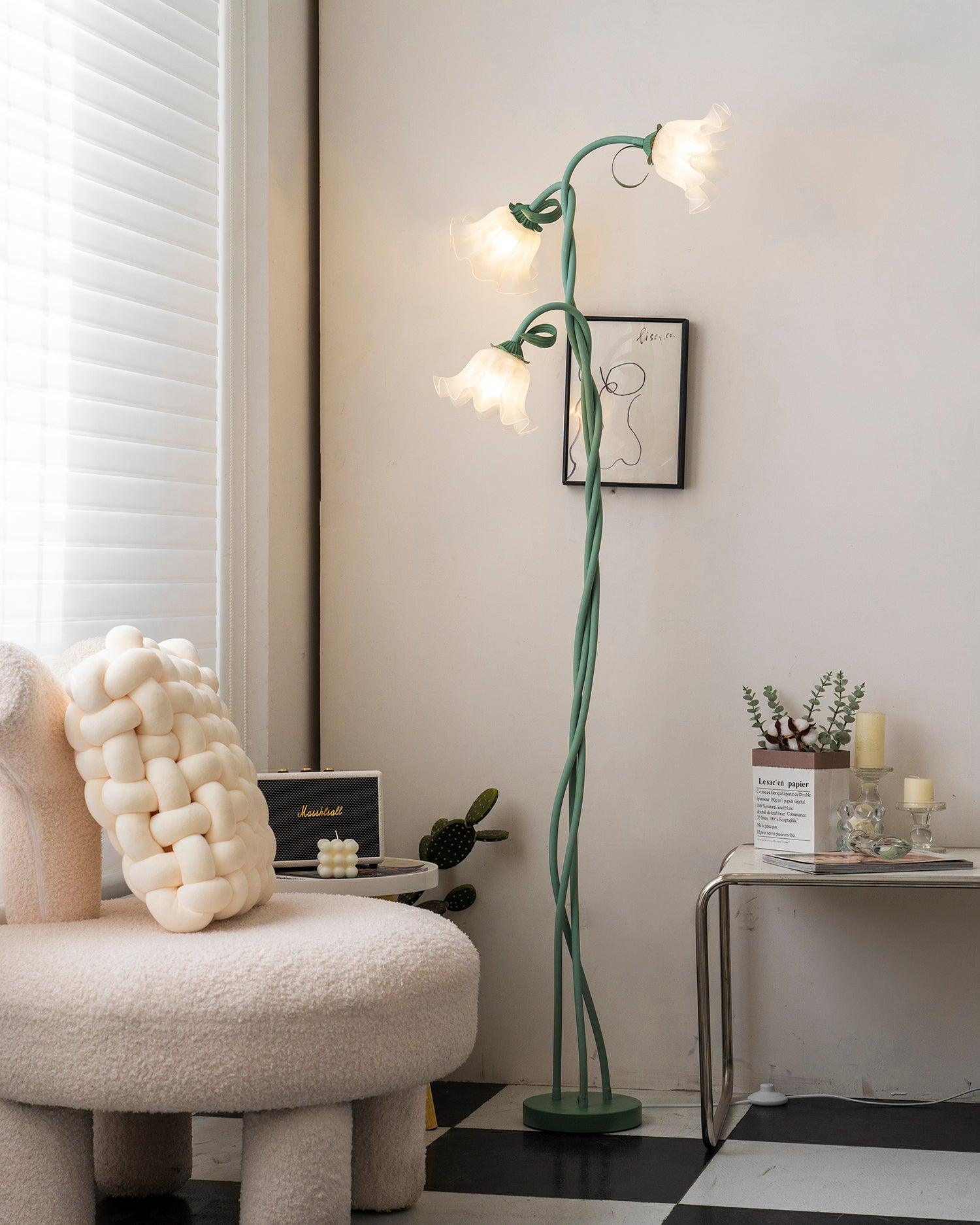 Bloomora | Kwitnąca designerska lampa podłogowa