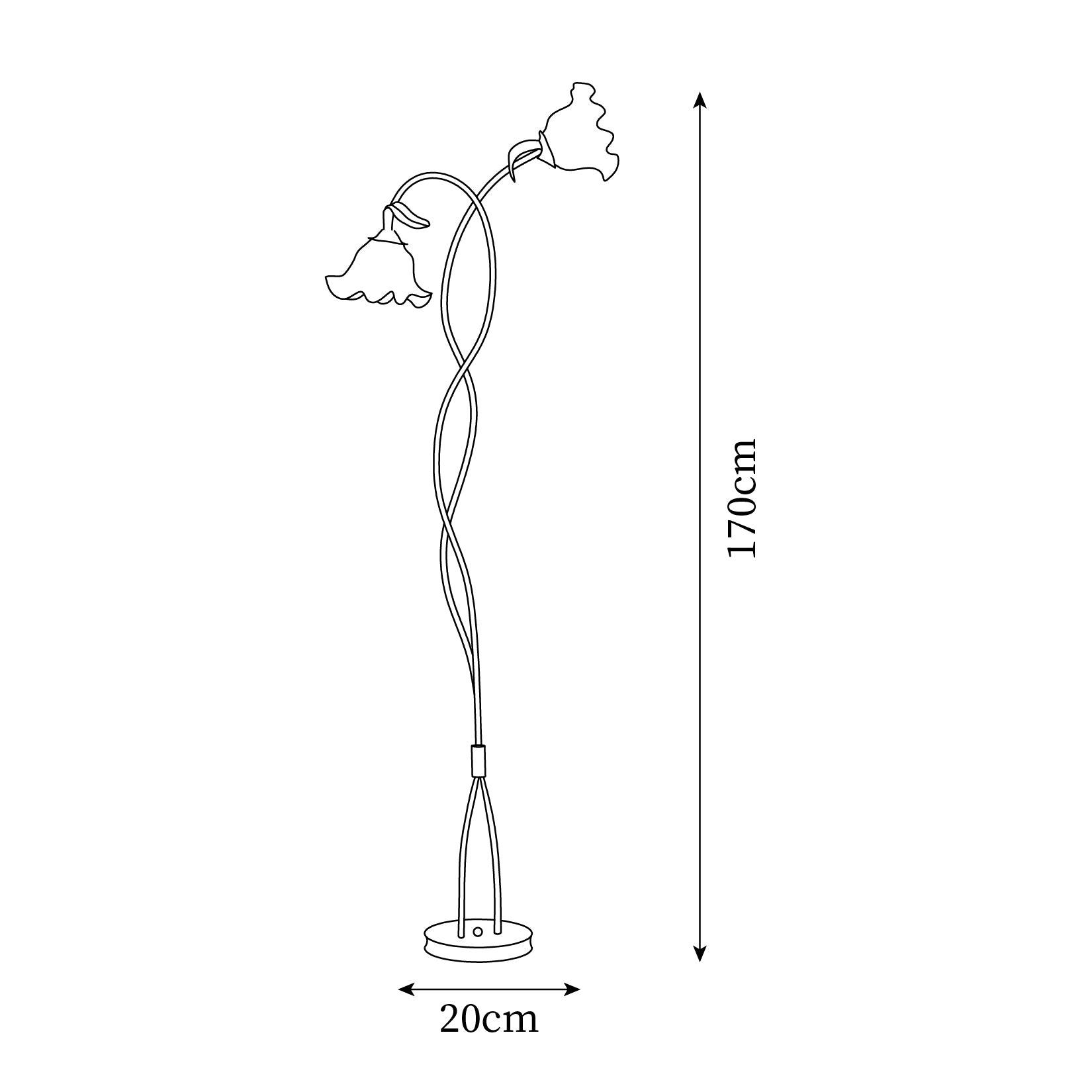 Bloomora | Kwitnąca designerska lampa podłogowa