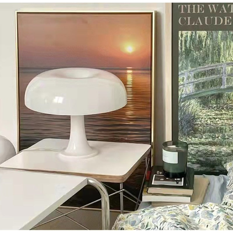 Nordic Mushroom | Minimalistyczna Lampka Stołowa w Stylu Nesso