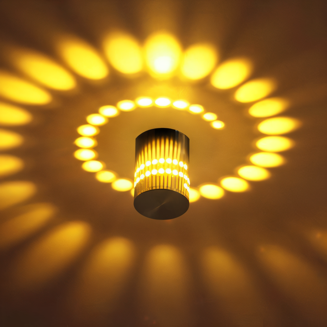 Spirava | Kinkiet LED z efektem spirali