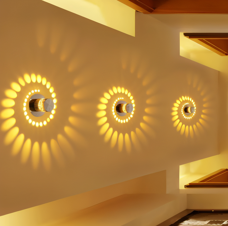 Spirava | Kinkiet LED z efektem spirali