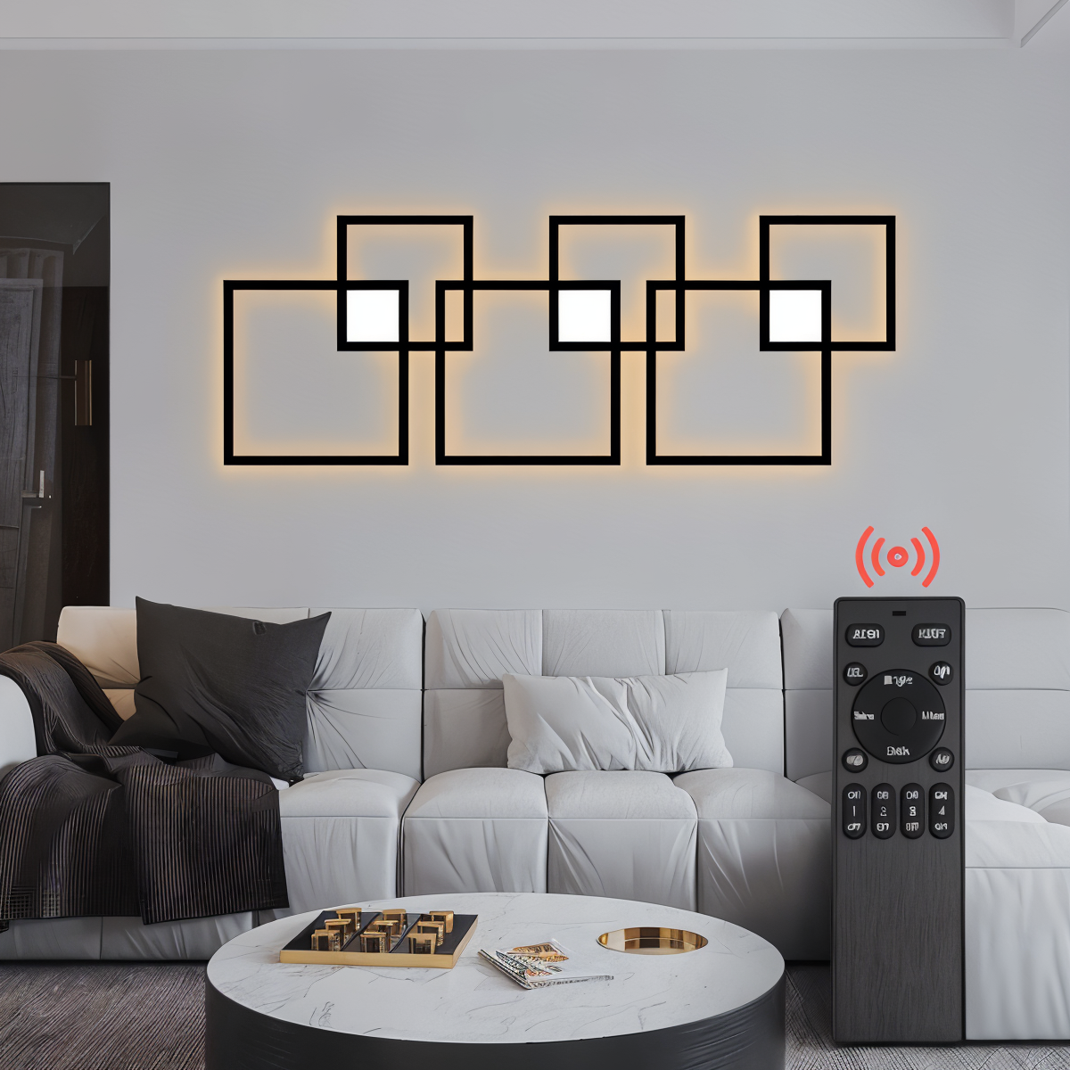 Vita | Kinkiet LED o geometrycznym wzorze