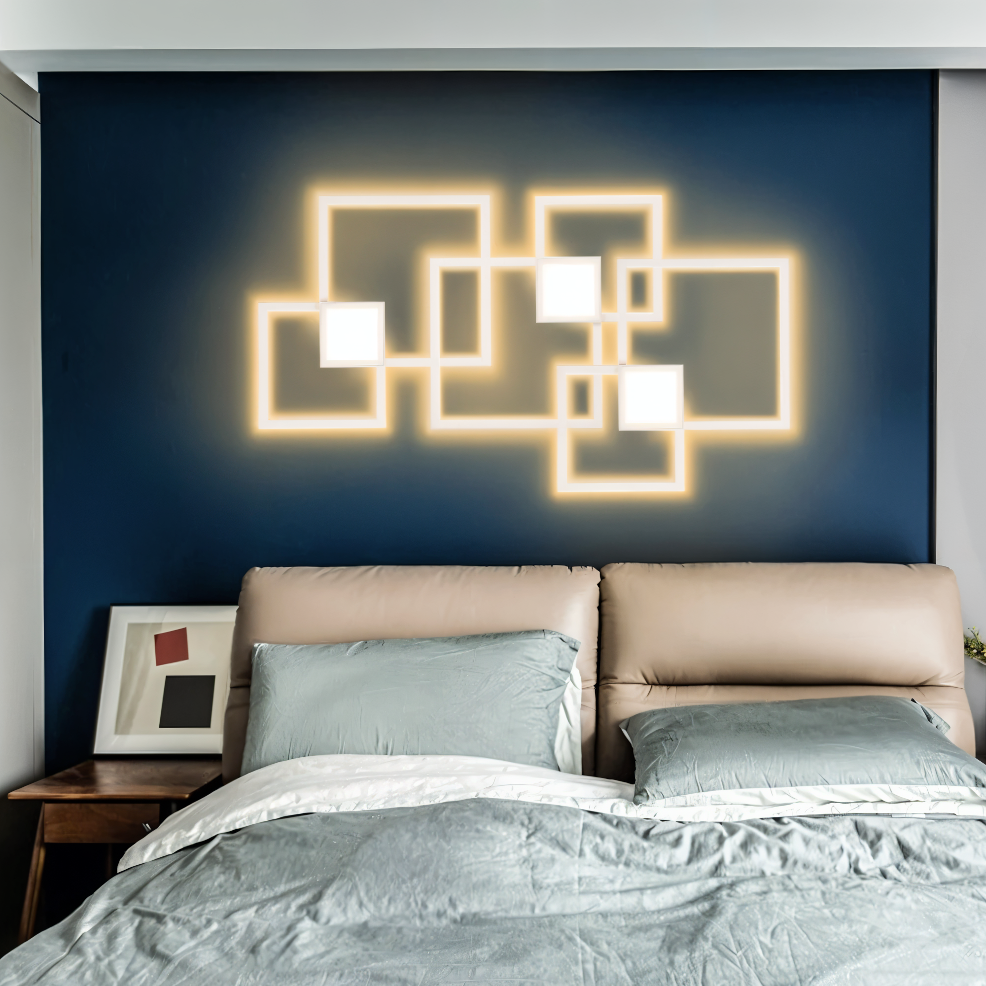 Vita | Kinkiet LED o geometrycznym wzorze