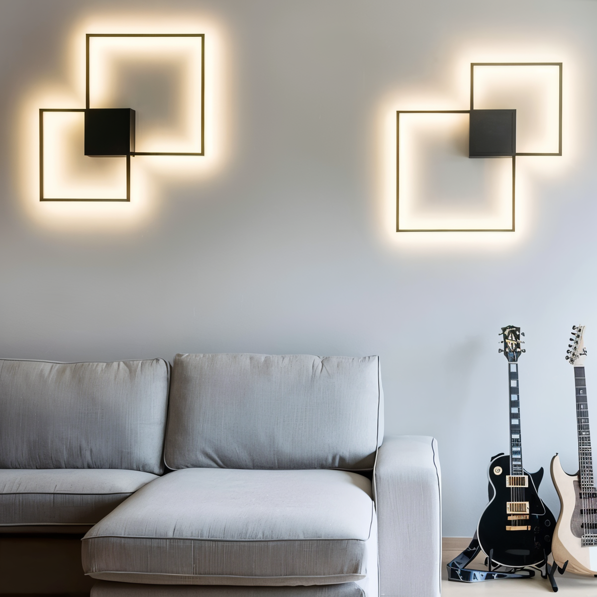 Vita | Kinkiet LED o geometrycznym wzorze