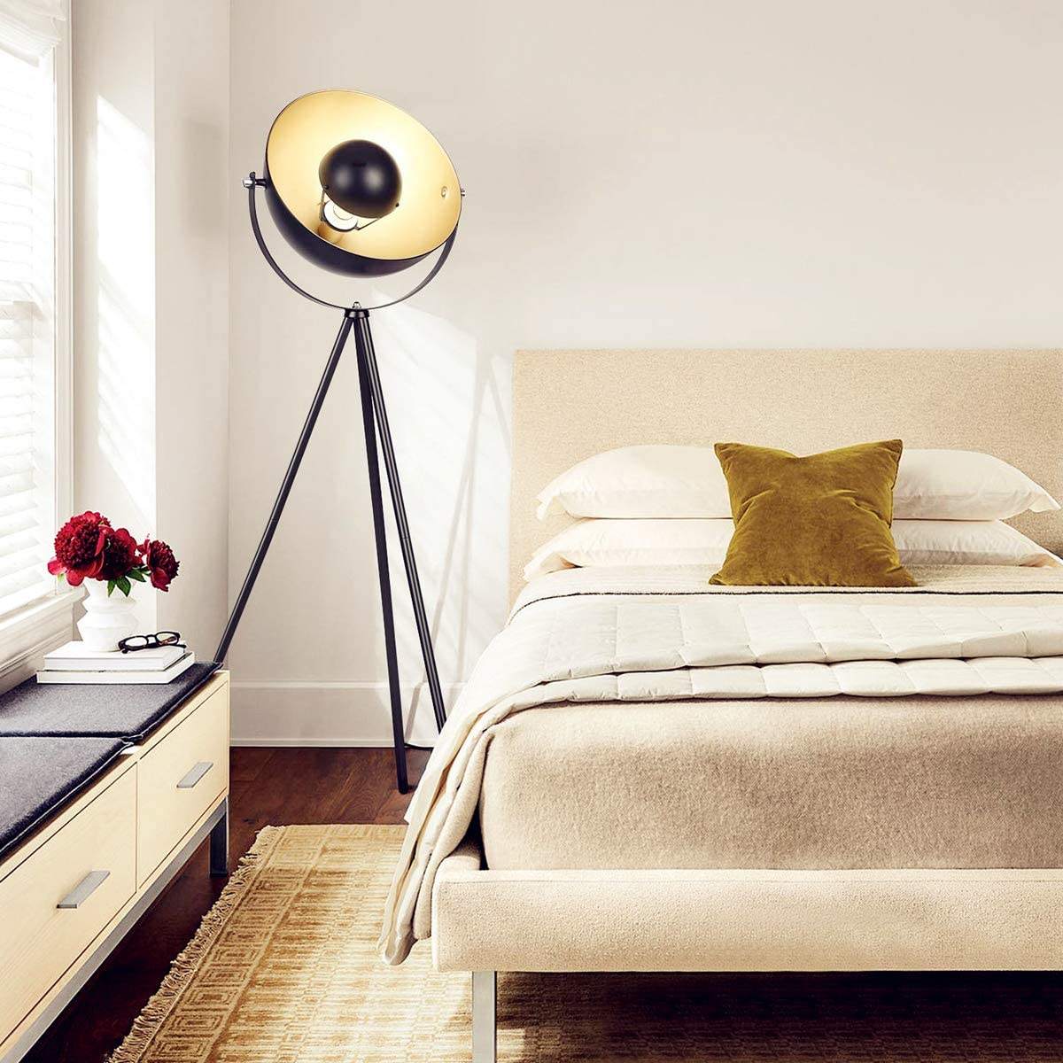 Aureon | Lampa podłogowa retro na trójnogu