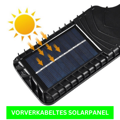 Veyron | Solarowa lampa ścienna LED z czujnikiem ruchu