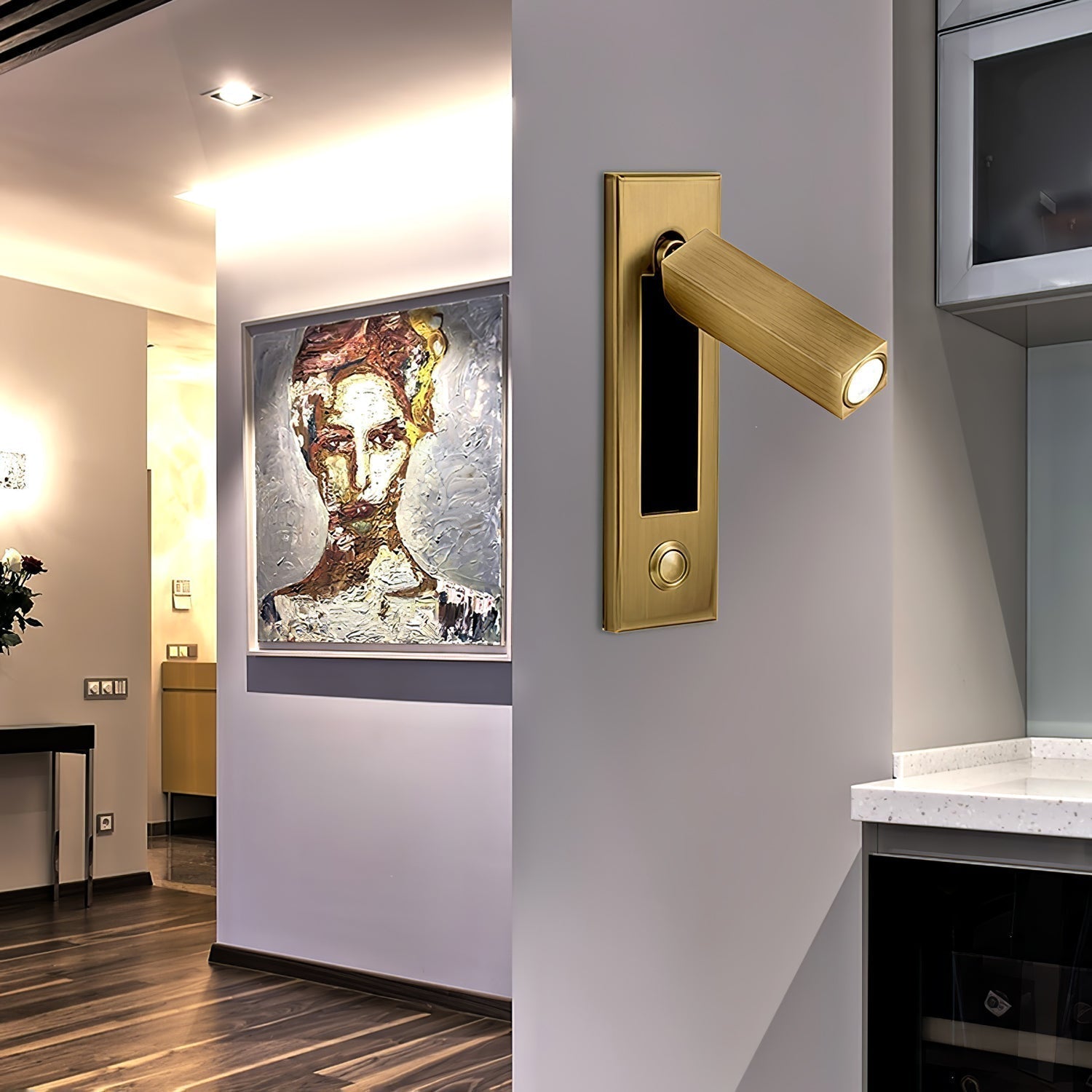 Modora | Wbudowana lampa ścienna LED, nowoczesny design