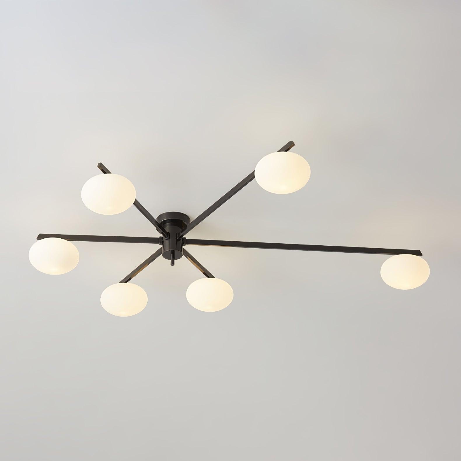 Arvid | Minimalistyczna skandynawska szklana lampa sufitowa