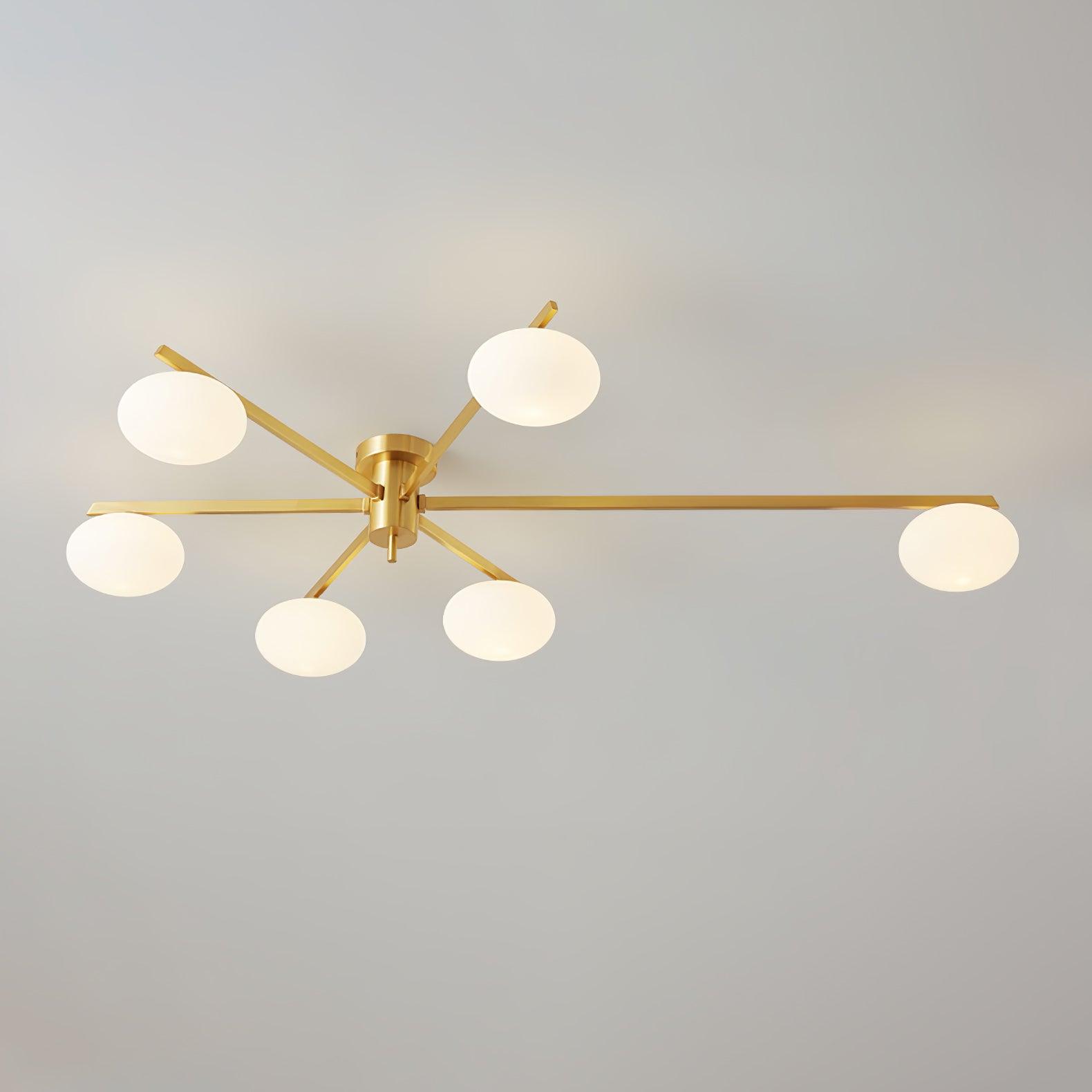Arvid | Minimalistyczna skandynawska szklana lampa sufitowa