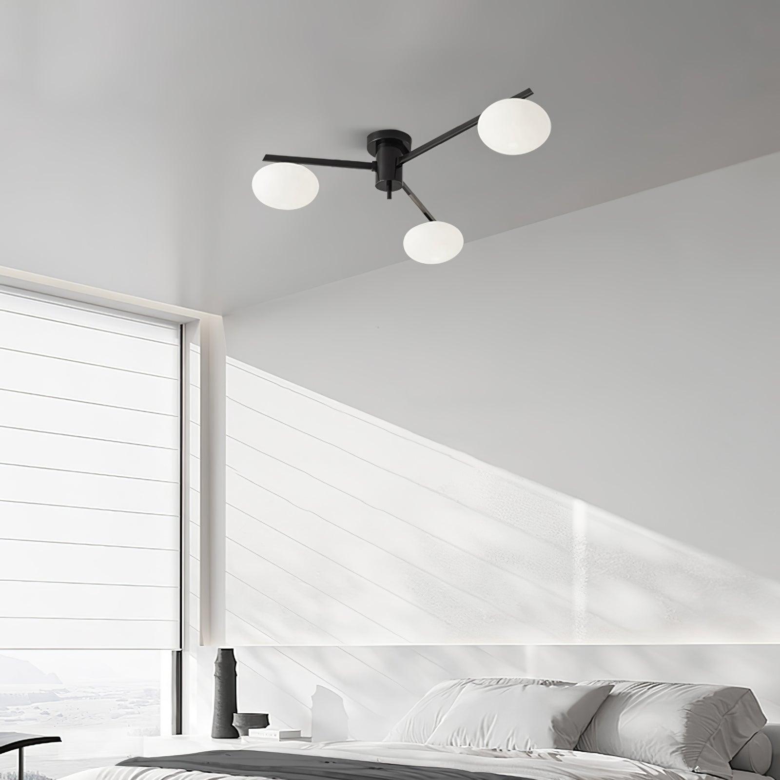 Arvid | Minimalistyczna skandynawska szklana lampa sufitowa