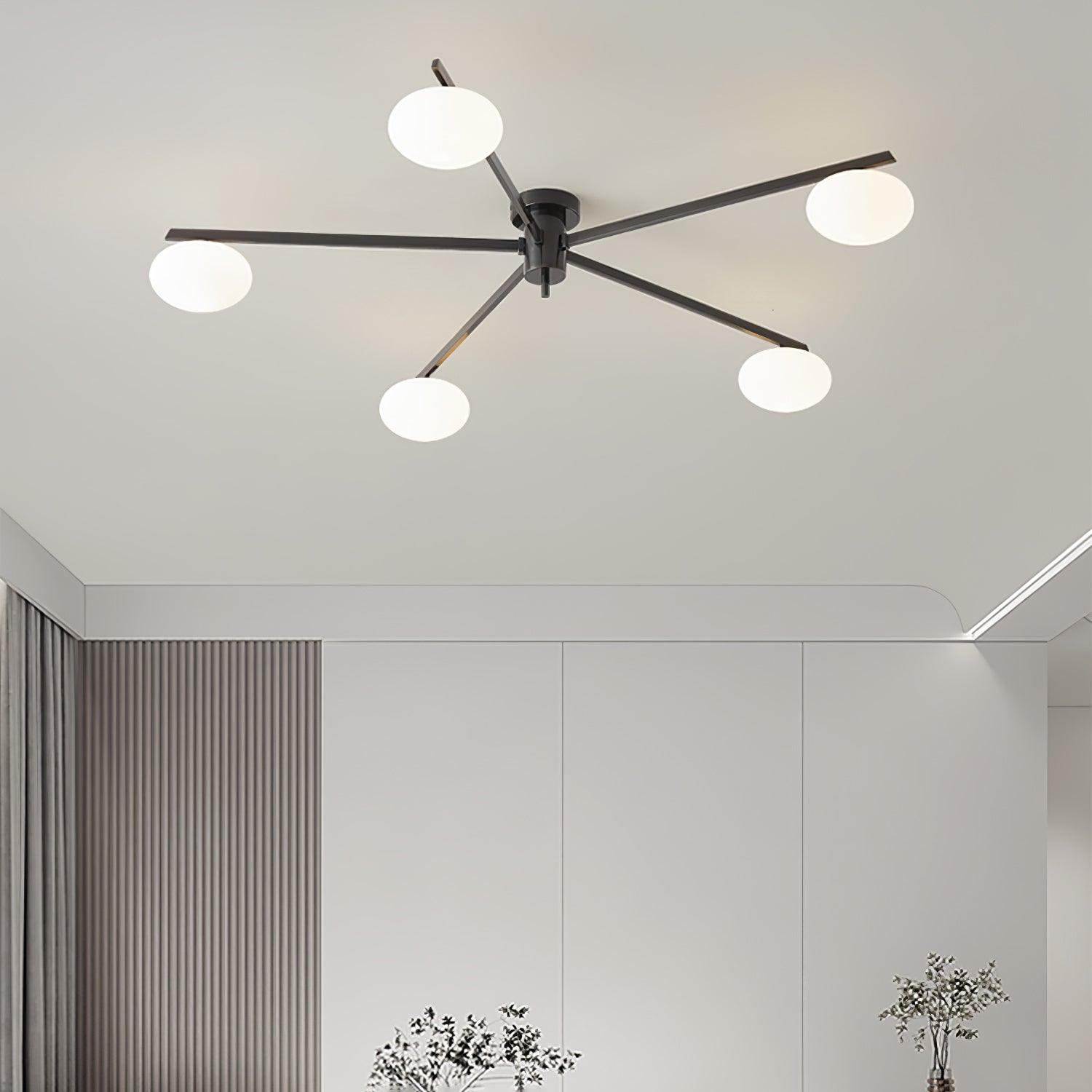 Arvid | Minimalistyczna skandynawska szklana lampa sufitowa