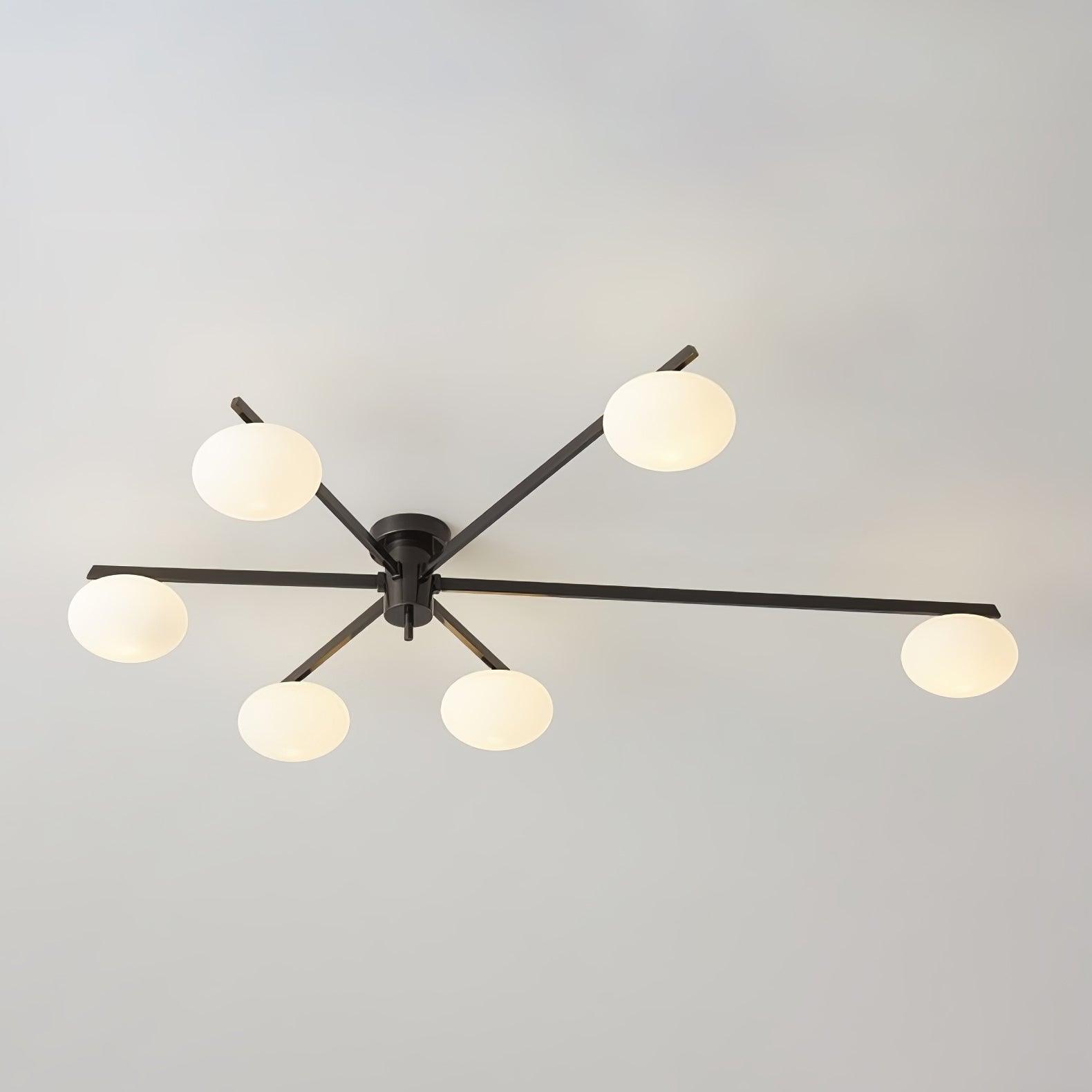Arvid | Minimalistyczna skandynawska szklana lampa sufitowa