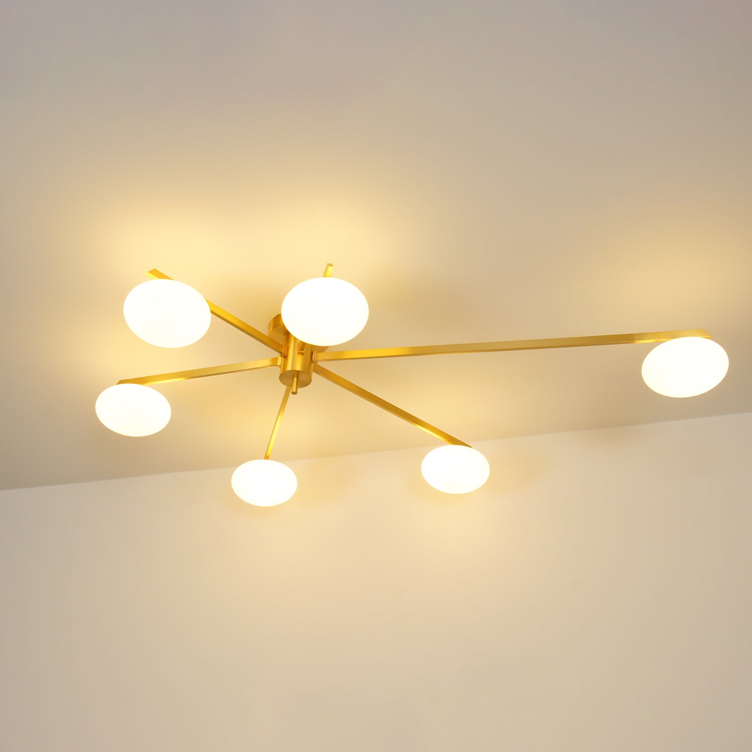 Arvid | Minimalistyczna skandynawska szklana lampa sufitowa