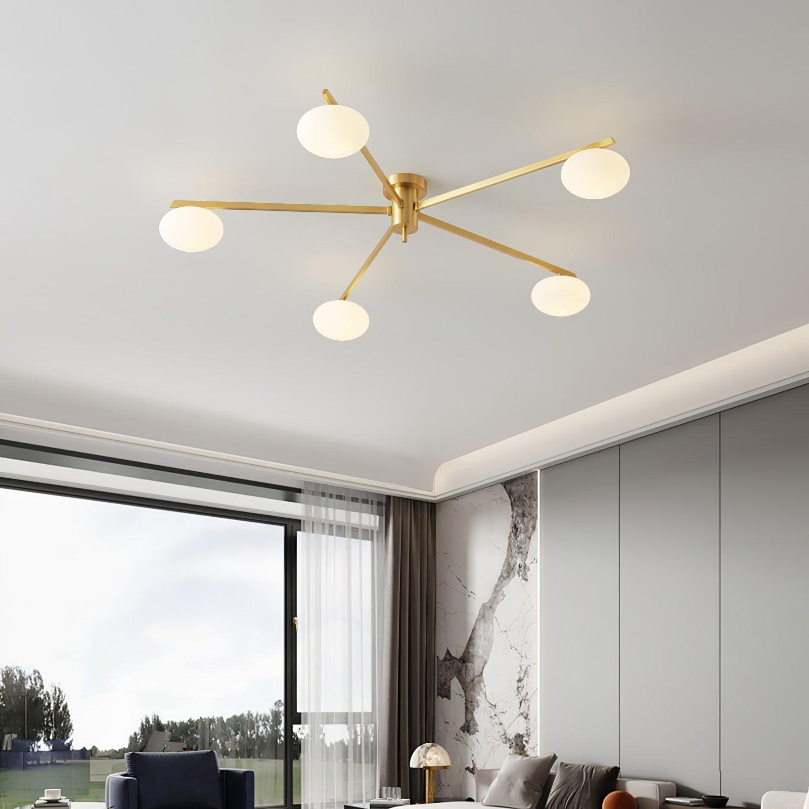 Arvid | Minimalistyczna skandynawska szklana lampa sufitowa