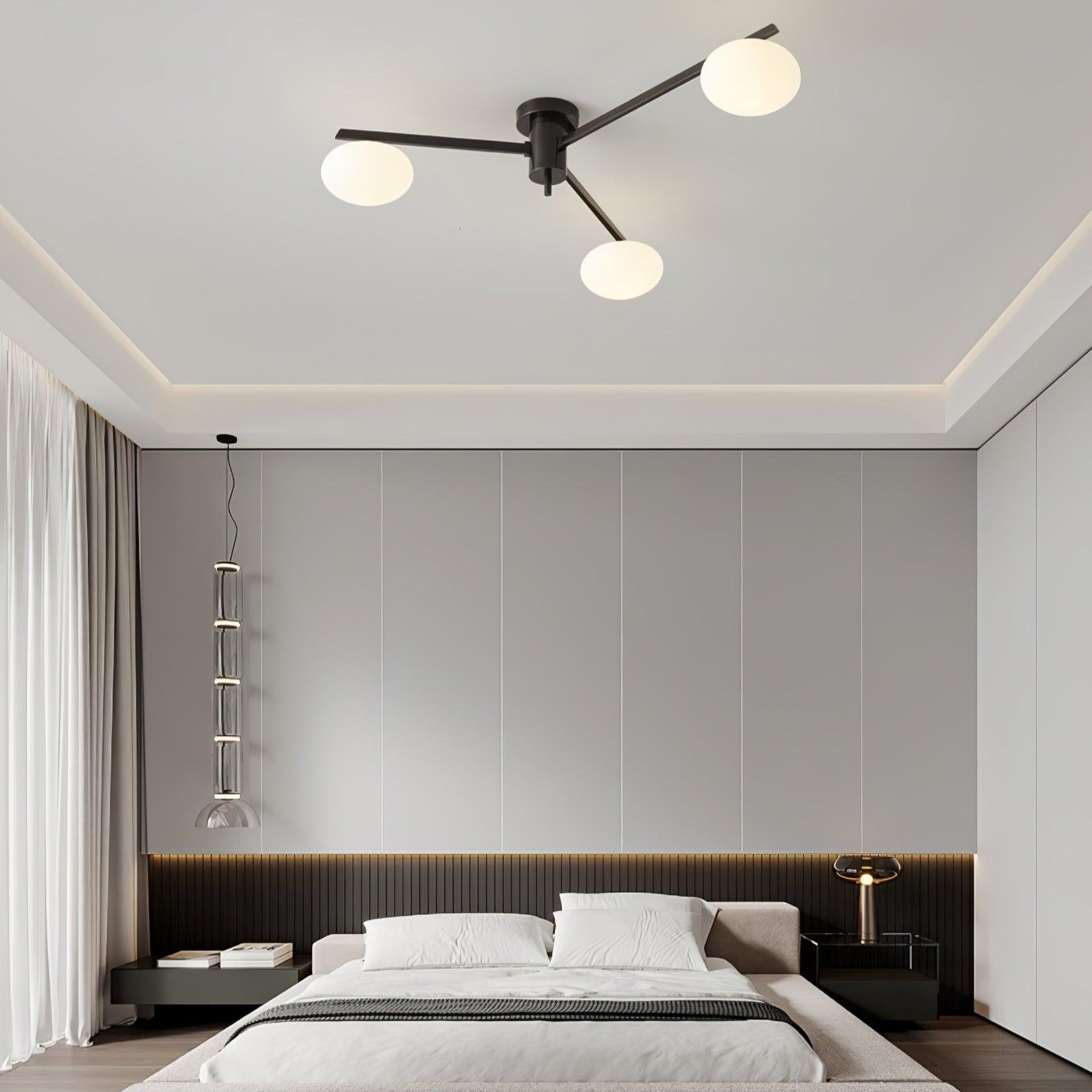 Arvid | Minimalistyczna skandynawska szklana lampa sufitowa