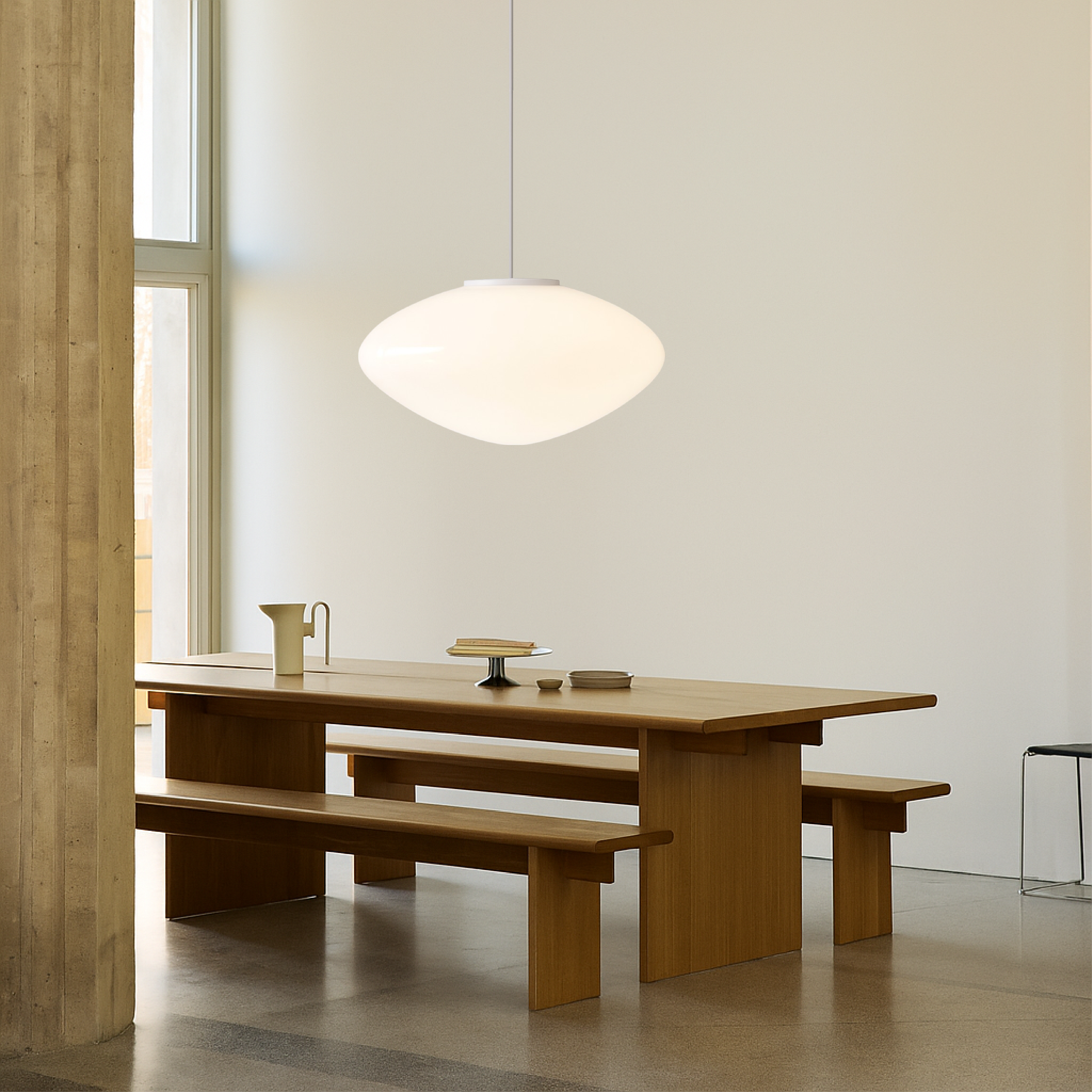 Solira | Organiczna szklana lampa wisząca