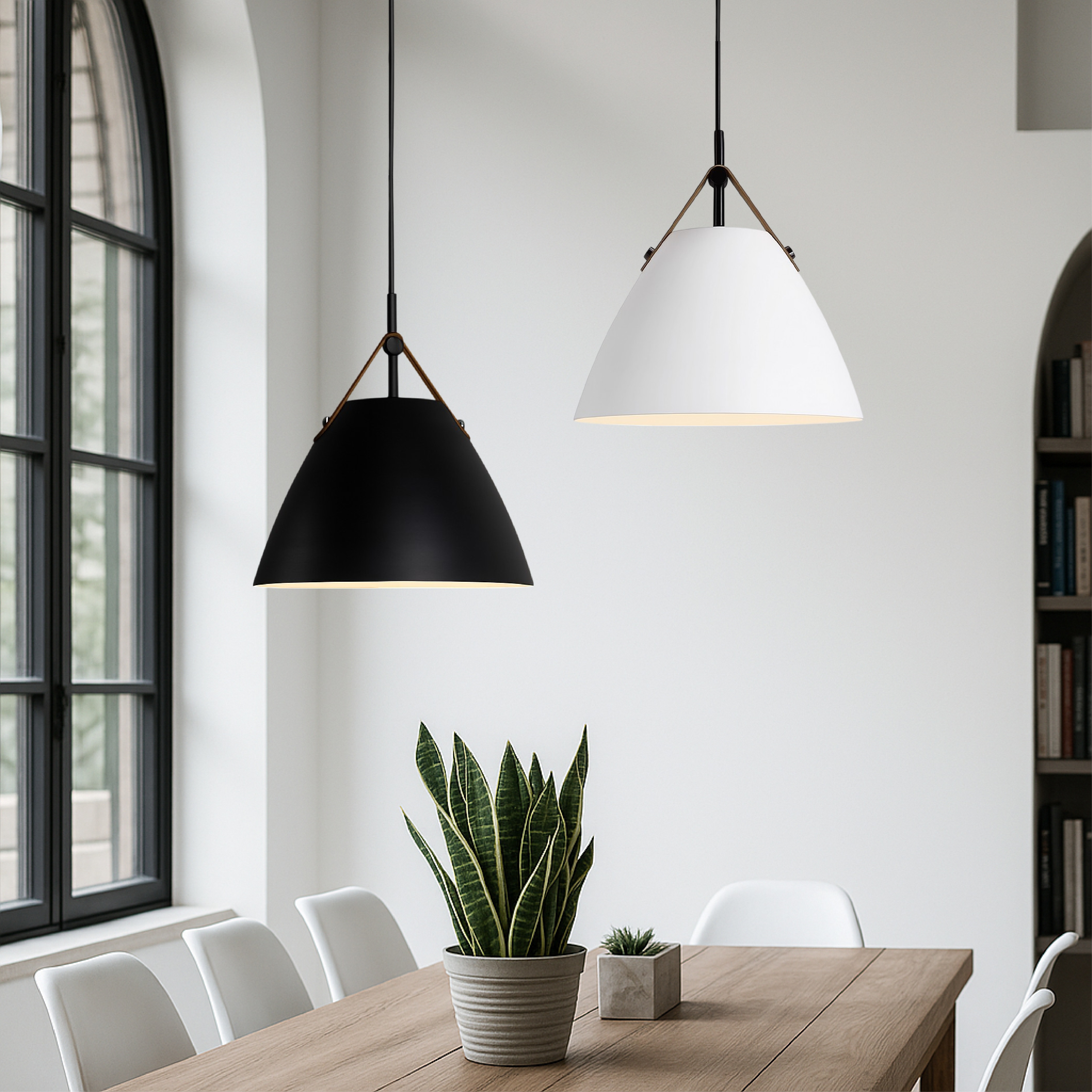 Alvoro | Lampa wisząca o nowoczesnym stożkowym kształcie