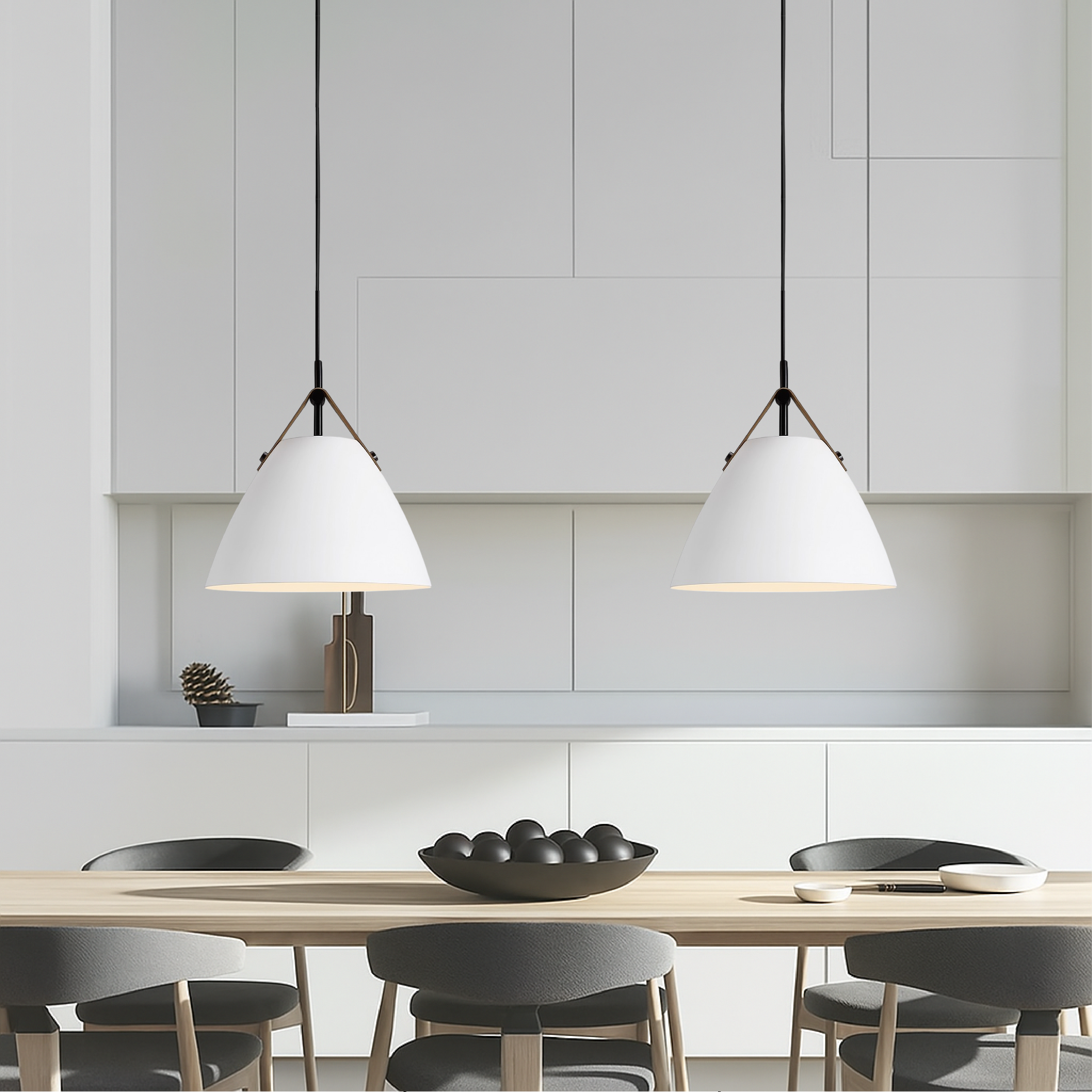 Alvoro | Lampa wisząca o nowoczesnym stożkowym kształcie