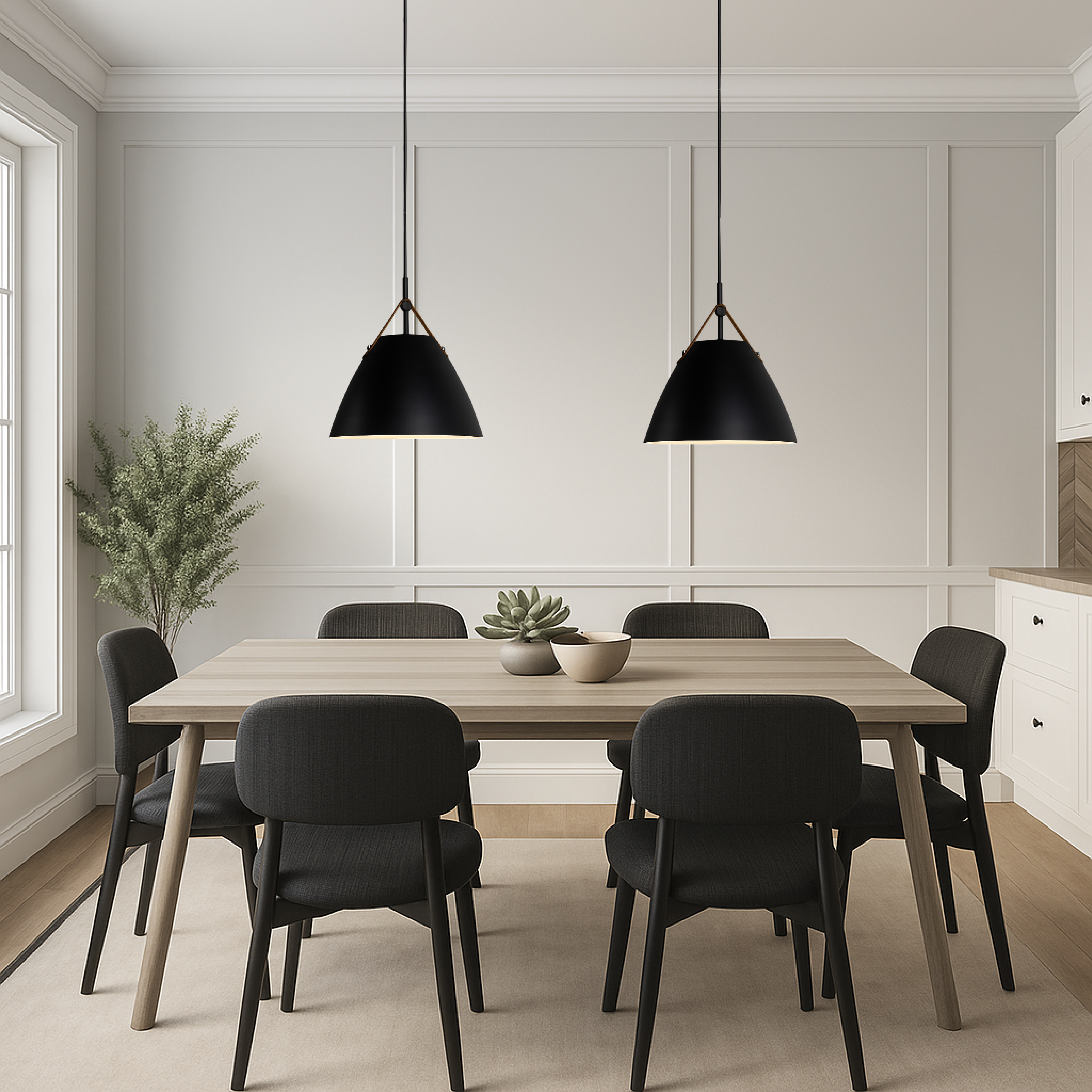 Alvoro | Lampa wisząca o nowoczesnym stożkowym kształcie
